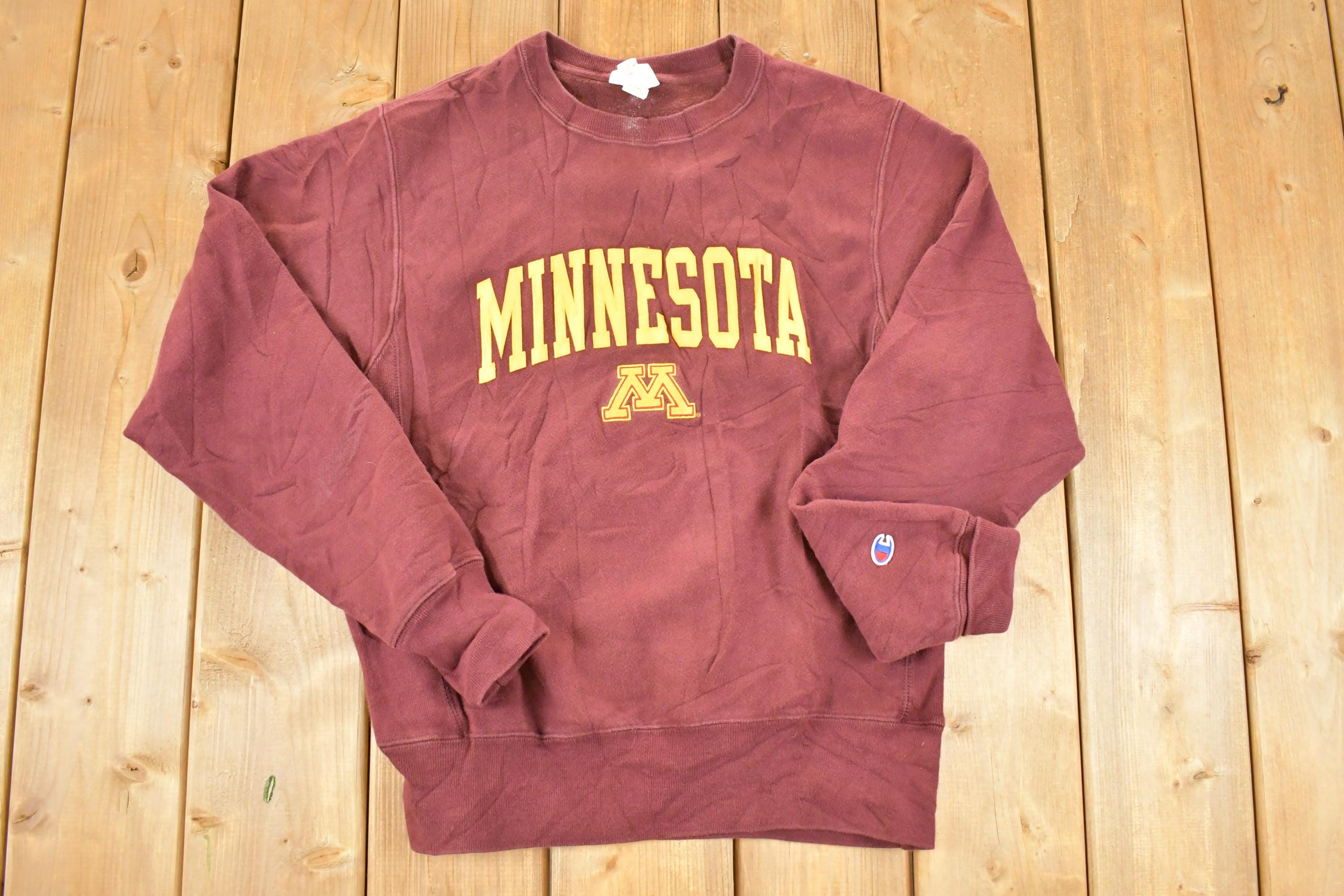 Vintage 1990s Minnesota Champion Reverse Weave Crewneck Sweatshirt 