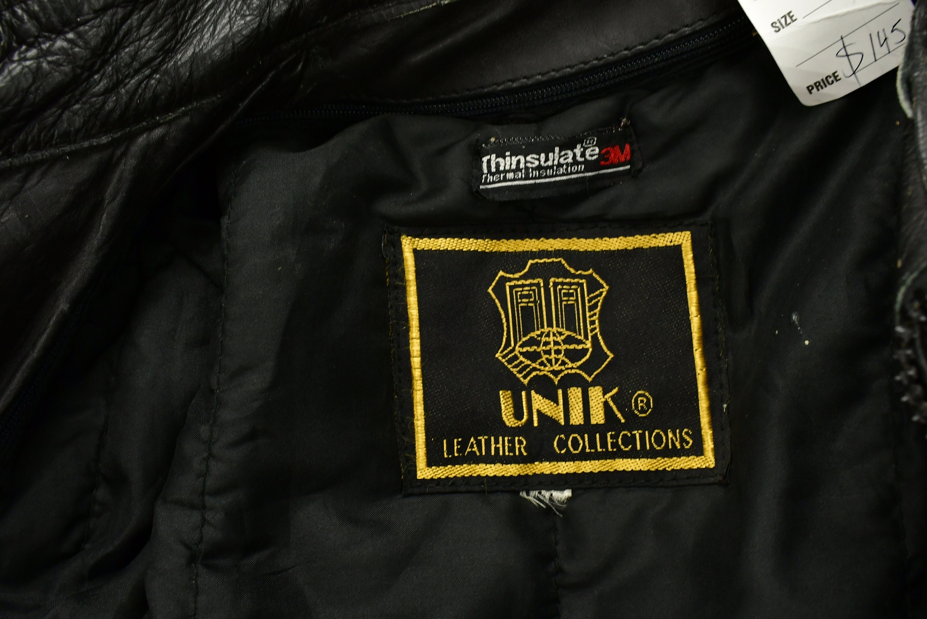 Vintage 1990s Unik Leather Collection Womens Motorcycle