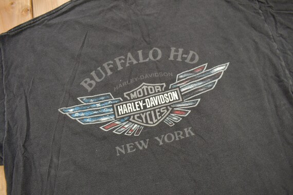 T-shirt Harley-Davidson New York Vintage - Coton épais Unisexe - Neuf Avec étiquettes