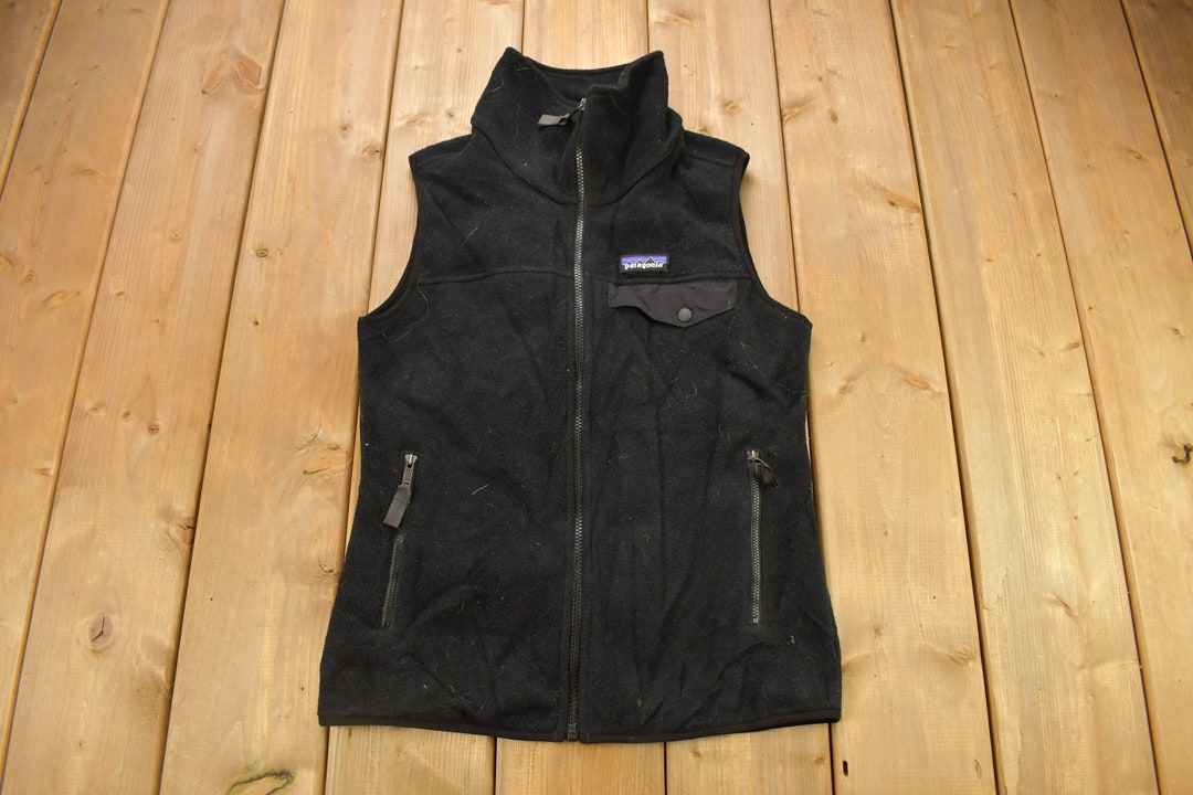 90s patagonia Winter Vest 名作 Vintage Y2K Patagonia Synchilla Full Zip Fleece Sweater Vest