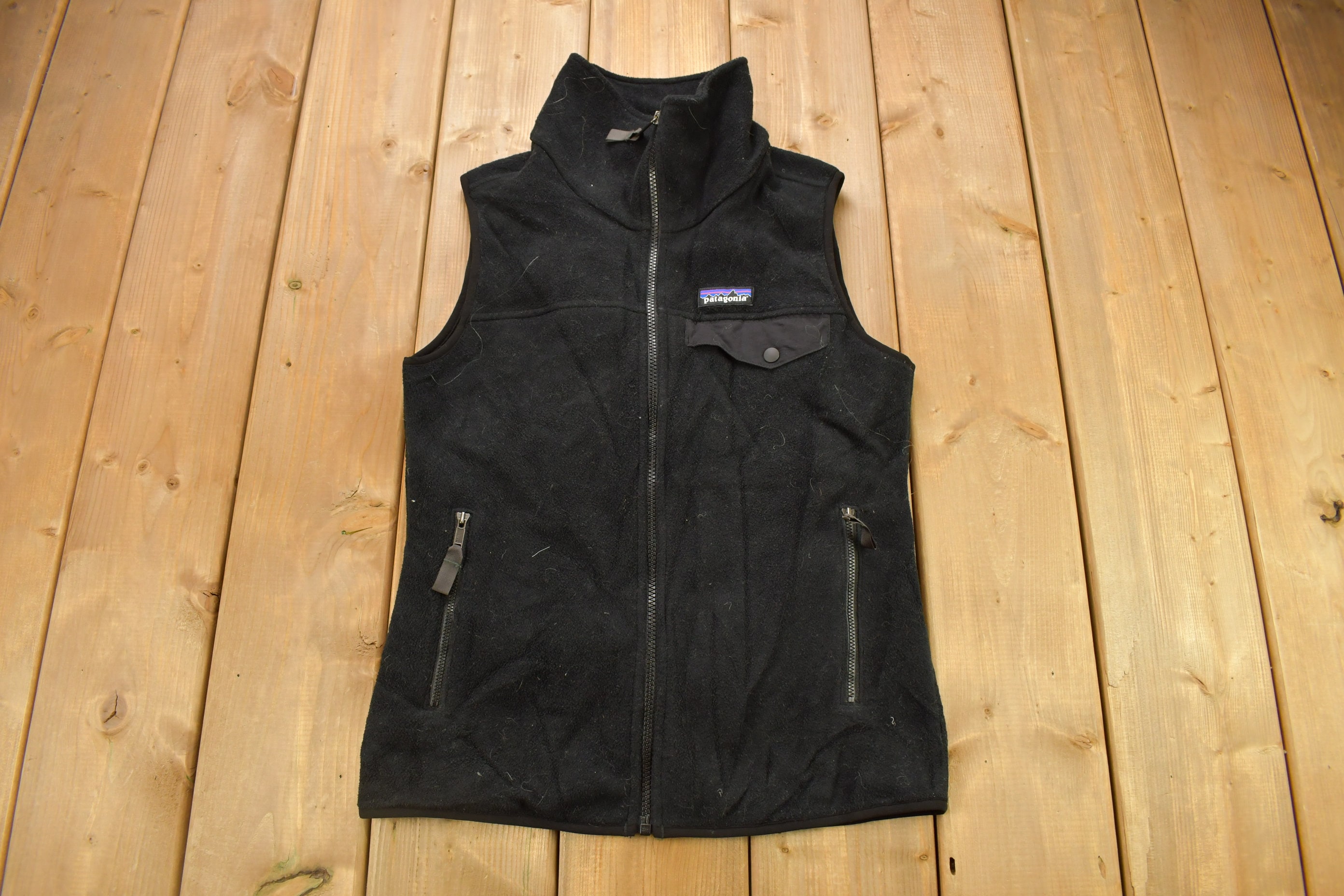 トップス 90s PATAGONIA shelled synchilla vest BLK Mens patagonia shelled synchilla - Gem