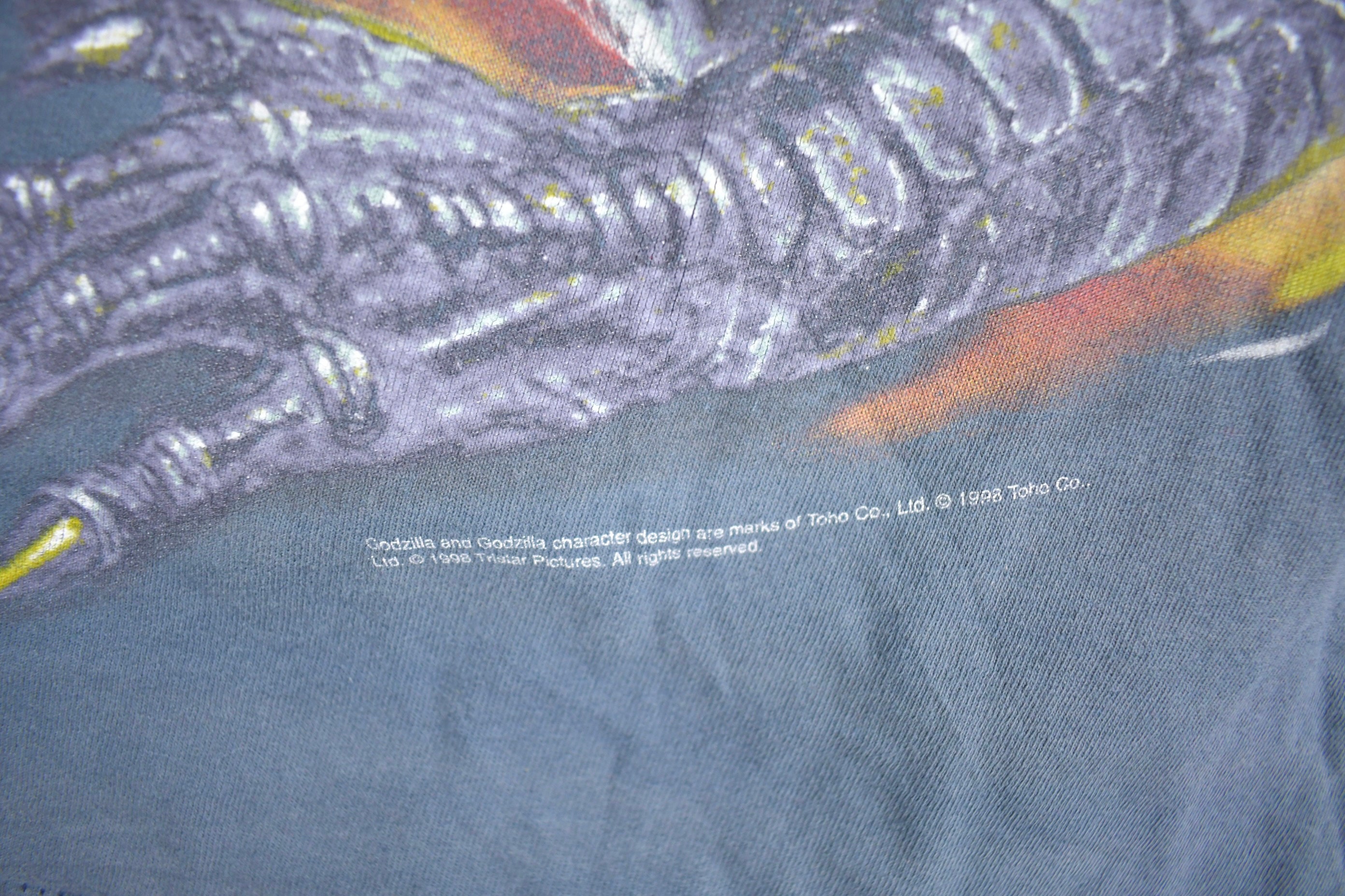 Vintage 1998 Godzilla Movie Promo T-shirt / Vintage Movie Tee 