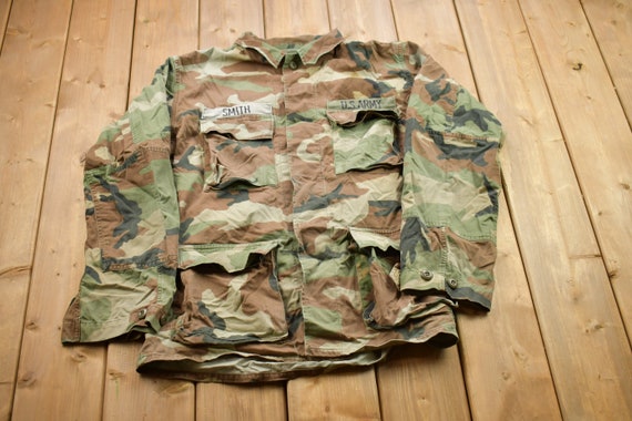 Vintage Military Button Up Shirt/ USMC / US Army … - image 1