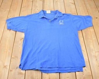 Vintage 1990s Indianapolis Colts NFL Football Lee Sport Embroidered Button Up Shirt