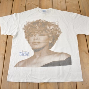 Camiseta gráfica vintage de la gira Wildest Dreams de Tina Turner de 1997, talla grande