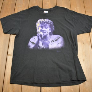 Vintage 1993 Rod Stewart Unplugged Band Tee / Vintage Rod Stewart / Single Stitch / 90s / Made In USA