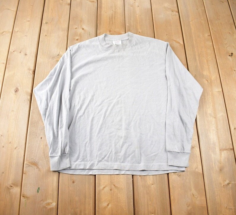 Vintage 1990s Heft Grey Long Sleeve T Shirt