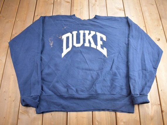 Vintage 1990s Duke University Collegiate Crewneck… - image 1