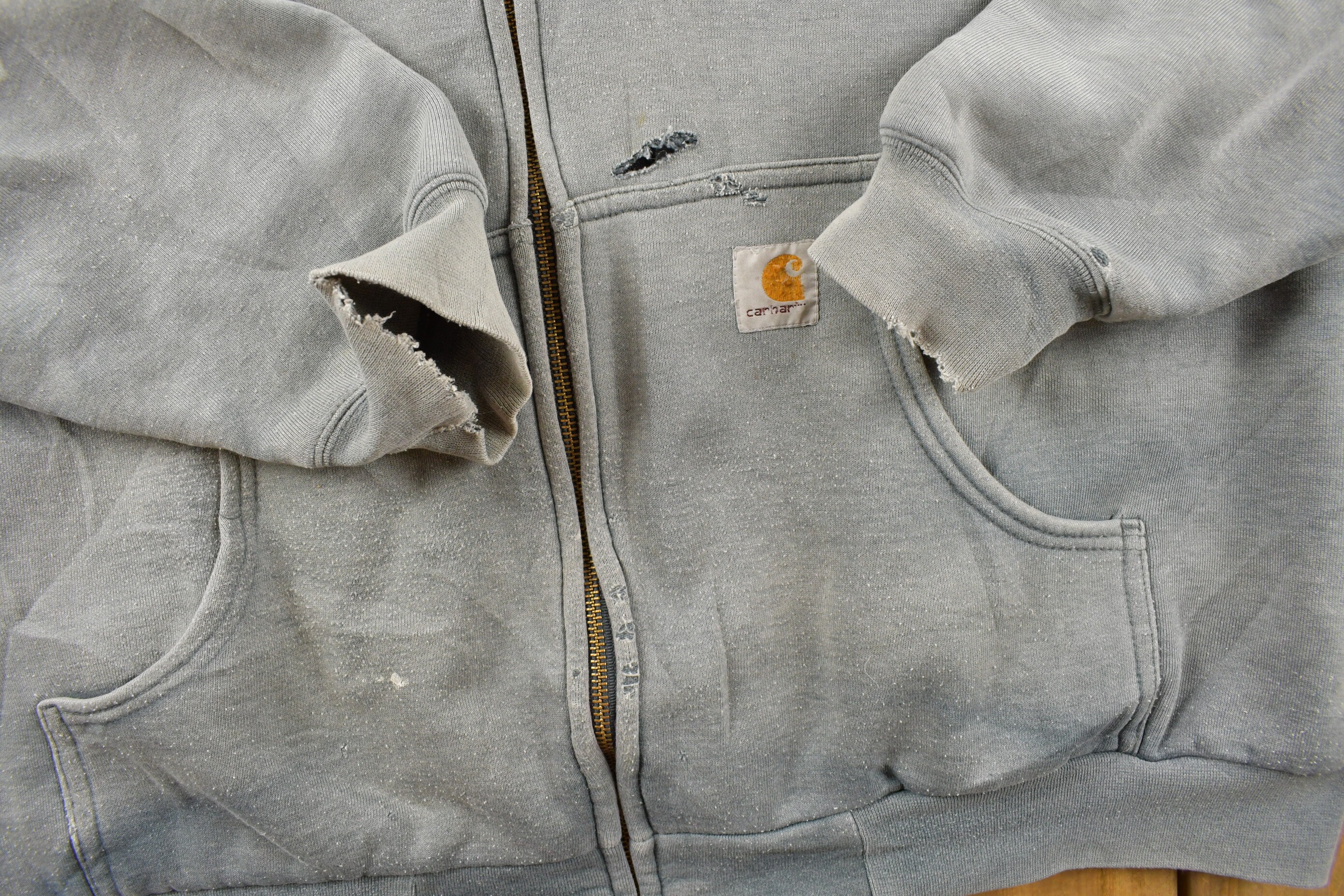 Vintage 1990s Distressed Carhartt Heavy Weight Sun Faded