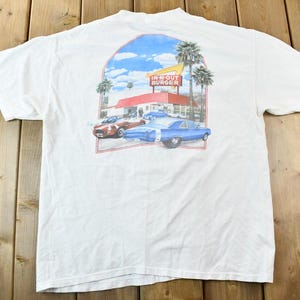 Vintage 1998 In-N-Out Burger California Promo T-Shirt / Vintage Burger / Burger Shirt / Graphic Tee / Large