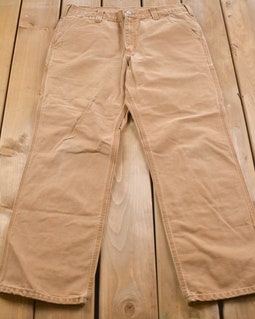 Vintage 1990s Carhartt Work Pants Size 35 X 29 / 90s Carpenter