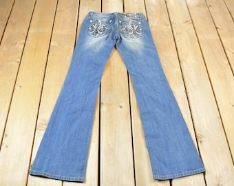 Miss Me Low-rise Bootcut Jeans: Embellished, Embroidered, Size 29