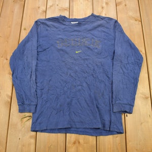 Vintage 1990s Nike Long Sleeve Graphic T-Shirt / Nike Tee / Streetwear / Vintage Nike Tee / Vintage T Shirt / Vintage Sportswear