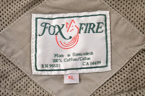 Lostboysvintage Vintage 1990s Fox Fire Cargo Vest / Vintage Denim / Streetwear / Vintage Fall Outerwear / Fall Jacket / Hunting / Fishing