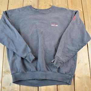Vintage 1990s Verizon Crewneck Heavyweight Sweatshirt Made In USA / 90s Crewneck / Streetwear /