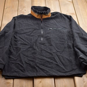 1990er Jahre Vintage Woolrich Halb-Zip Wollstrickpullover / Vintage 90er Jahre Woolrich / Outdoorsman / Vintage Pullover / Winterpullover / Woolrich Vintage