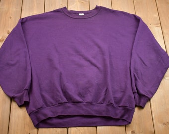 Vintage 1990s Jerzees Made In USA Crewneck Sweatshirt / 90s Crewneck / Souvenir / Athleisure / Streetwear / Travel And Tourism