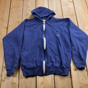 Vintage 1990s McGregor Competitors Full Zip Blank Hoodie / 1990s Hoodie / Vintage Sweater / Blank / Heavyweight / Sportswear / Essentials