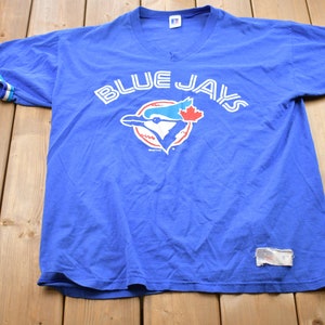 Vintage 1990s Russell Athletic Toronto Blue Jays MLB Graphic T-Shirt / Graphic / 80s / 90s / Streetwear / Retro Style / Made In USA
