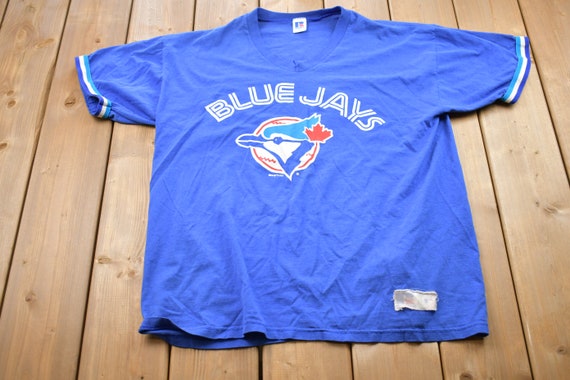 Vintage 1990s Russell Athletic Toronto Blue Jays MLB Graphic T 
