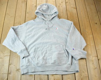 Vintage 1990s Champion Reverse Weave Heather Grey Hoodie