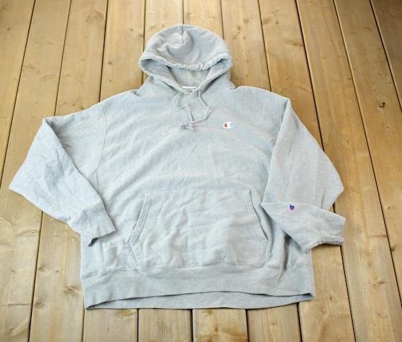 Vintage 1990s Champion Reverse Weave Heather Grey Hoodie