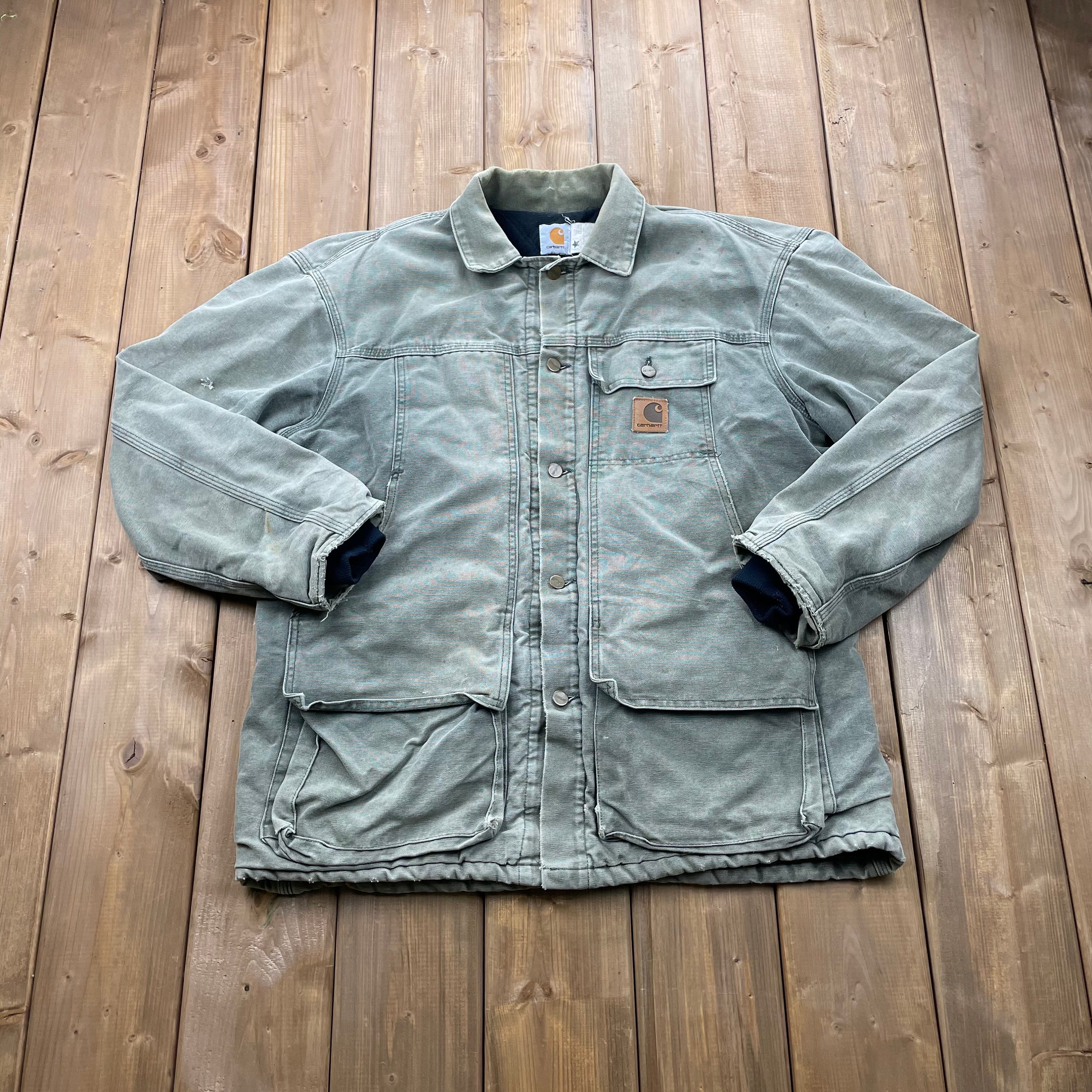 Carhartt Button up Faded Chore Coat 