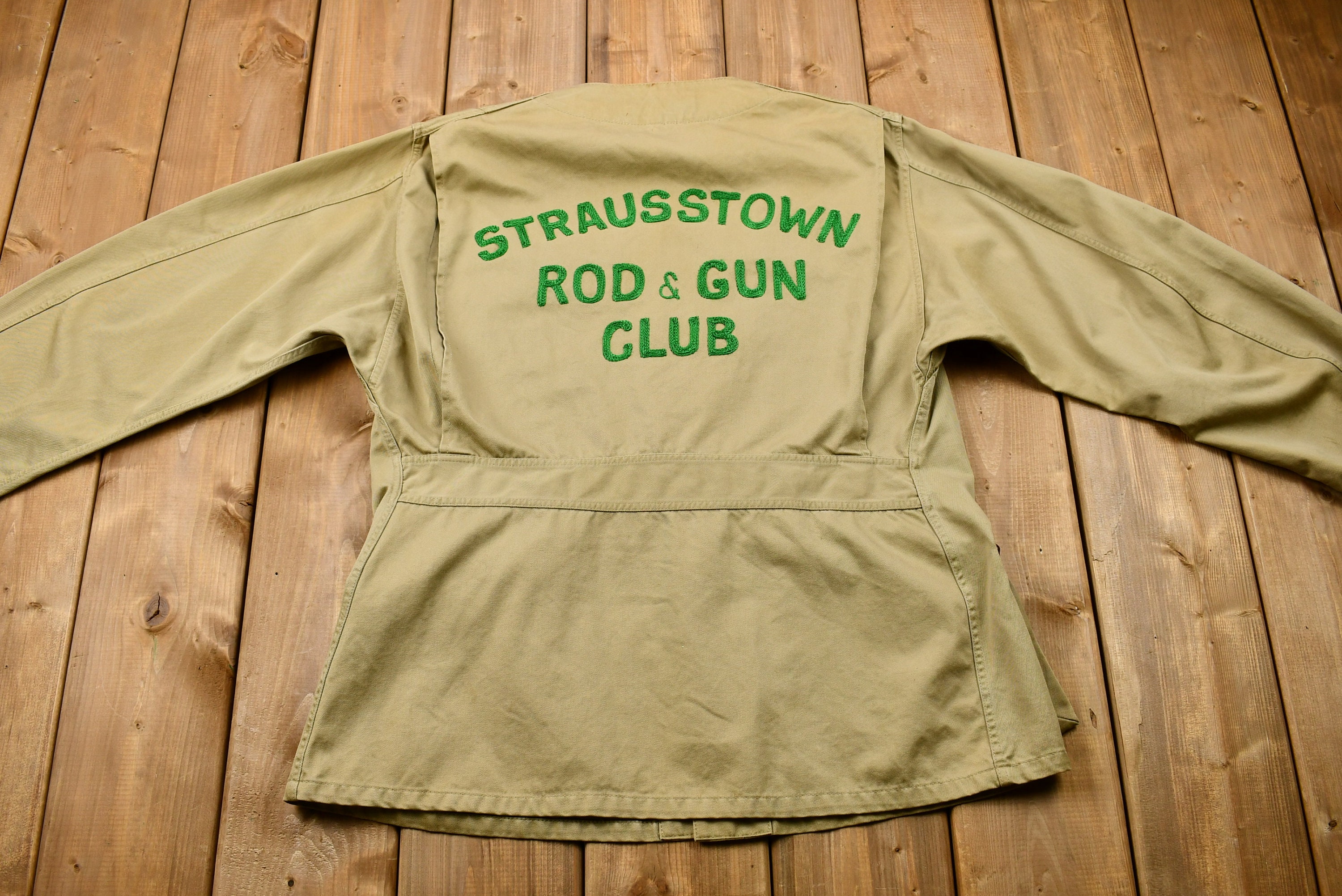 Vintage 1950s Strausstown Rod & Gun Club Hunting Jacket Team Etsy