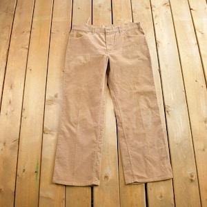 Vintage 1970s Levi&#39;s Corduroy Pants Size 33x28 Made in USA / 80s Corduroy/ Streetwear Fashion / Vintage Levi&#39;s / Wide Leg