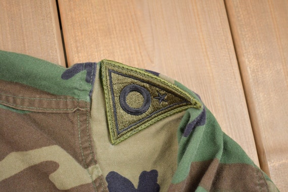 Vintage 2001 US Army Military Jacket / Button Up Jack… - Gem