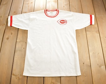 Maillot Baseball Vintage Cincinnati Reds – Russel Athletic Taille XL, Made In USA