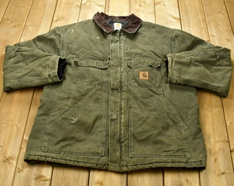 Vintage 1990s Carhartt Chore Olive 