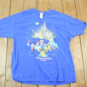Camiseta promocional vintage dos anos 90 com desenho animado da Disney / Camiseta gráfica dos anos 90 / Mickey Mouse vintage / Fabricado nos EUA / Camiseta Disney dos anos 90
