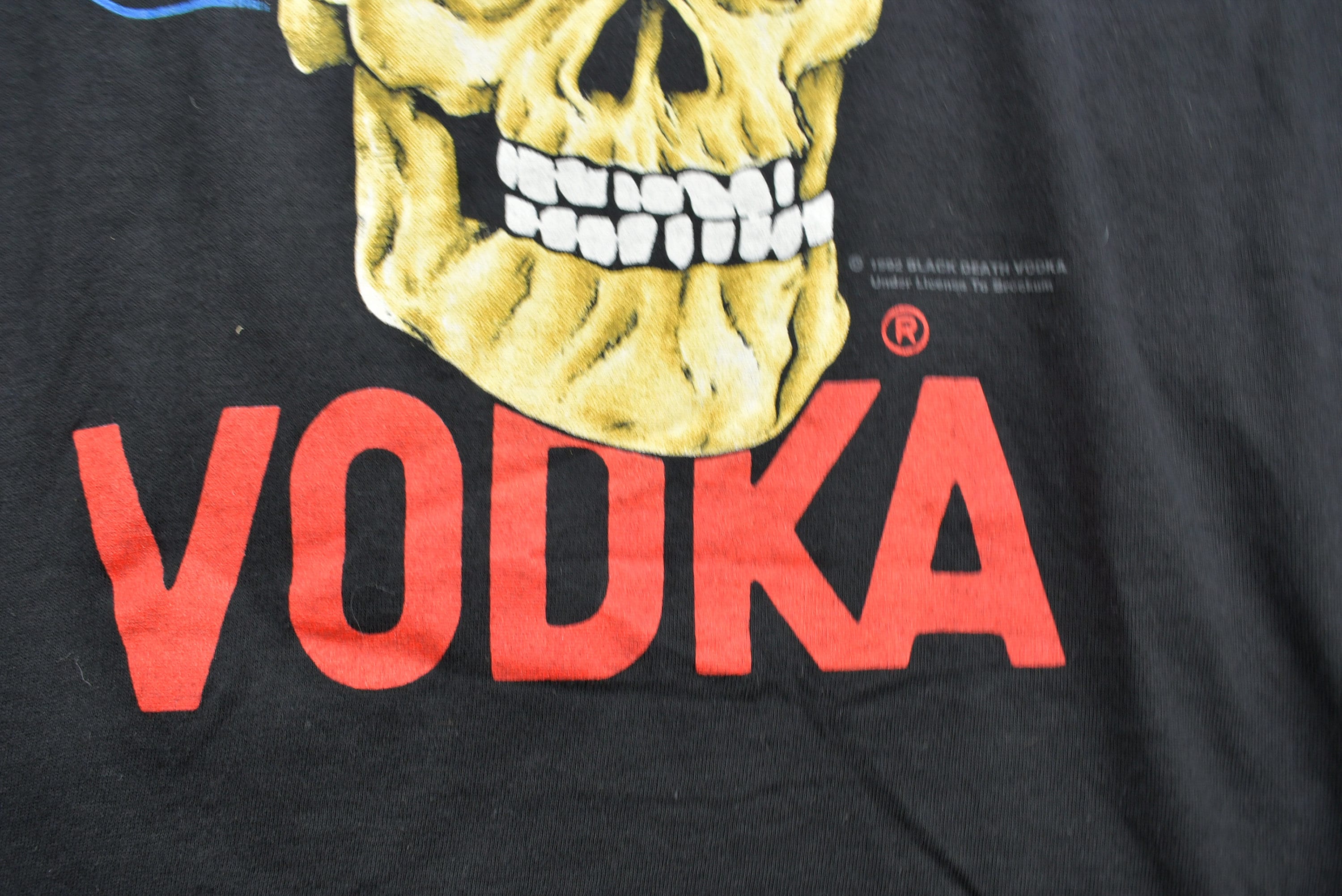 1992 Black Death Vodka Drink in Peace Tour T-shirt / Band Tee 