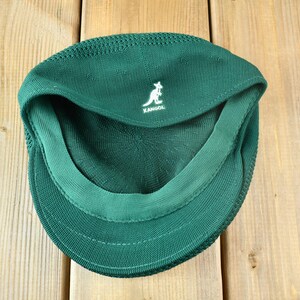 Rare Vintage KANGOL Spell Out Kangaroo Fleece Bucket Hat Cap