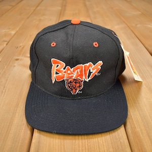 Vintage 1990s Headstock Chicago Bears NFL New Era Snap Back Hat / OSFA / Vintage Hat / NWT