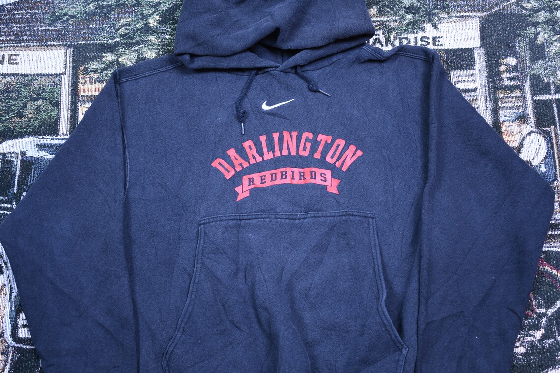 90s Hoodie / Vintage Nike / Middle Swoosh Sweater / Darlington | Etsy