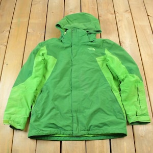 Vintage Y2K The North Face Green Insulated Mens Ski Jacket / Vintage North Face / Vintage Ski Coat / Streetwear / Size Large