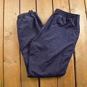 Vintage 1990s Prince Track Pants / Windbreaker Pants / American Vintage / Streetwear / Track Pants / 90s Tennis / Prince / Navy Blue