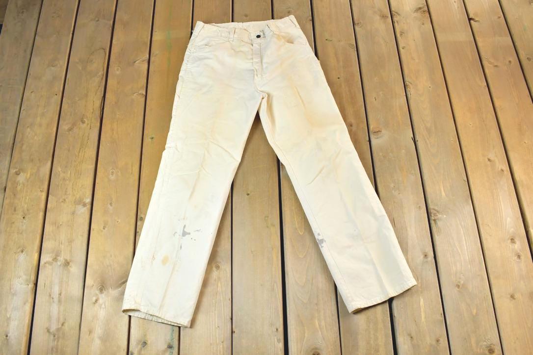 Vintage 1990s Work Pants Size 30 X 28 / 90s Carpenter Pants / Made