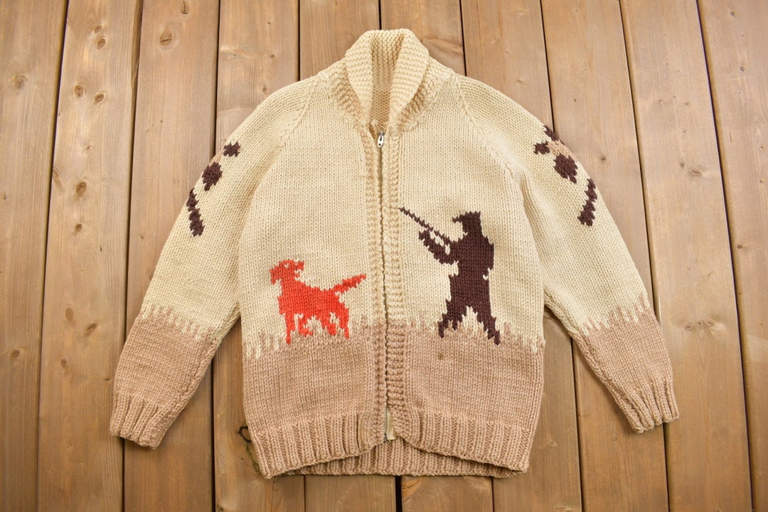 J-HOPE Cowichan Cardigan (Beige) 迷い込む J-HOPE Cowichan Cardigan (Beige) 迷い込む