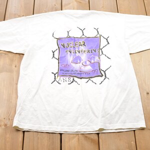 Vintage 1990s American Nuclear Society Graphic T-Shirt / Graphic / 80s / 90s / Streetwear / Retro Style / ANS Graphic / Made In USA
