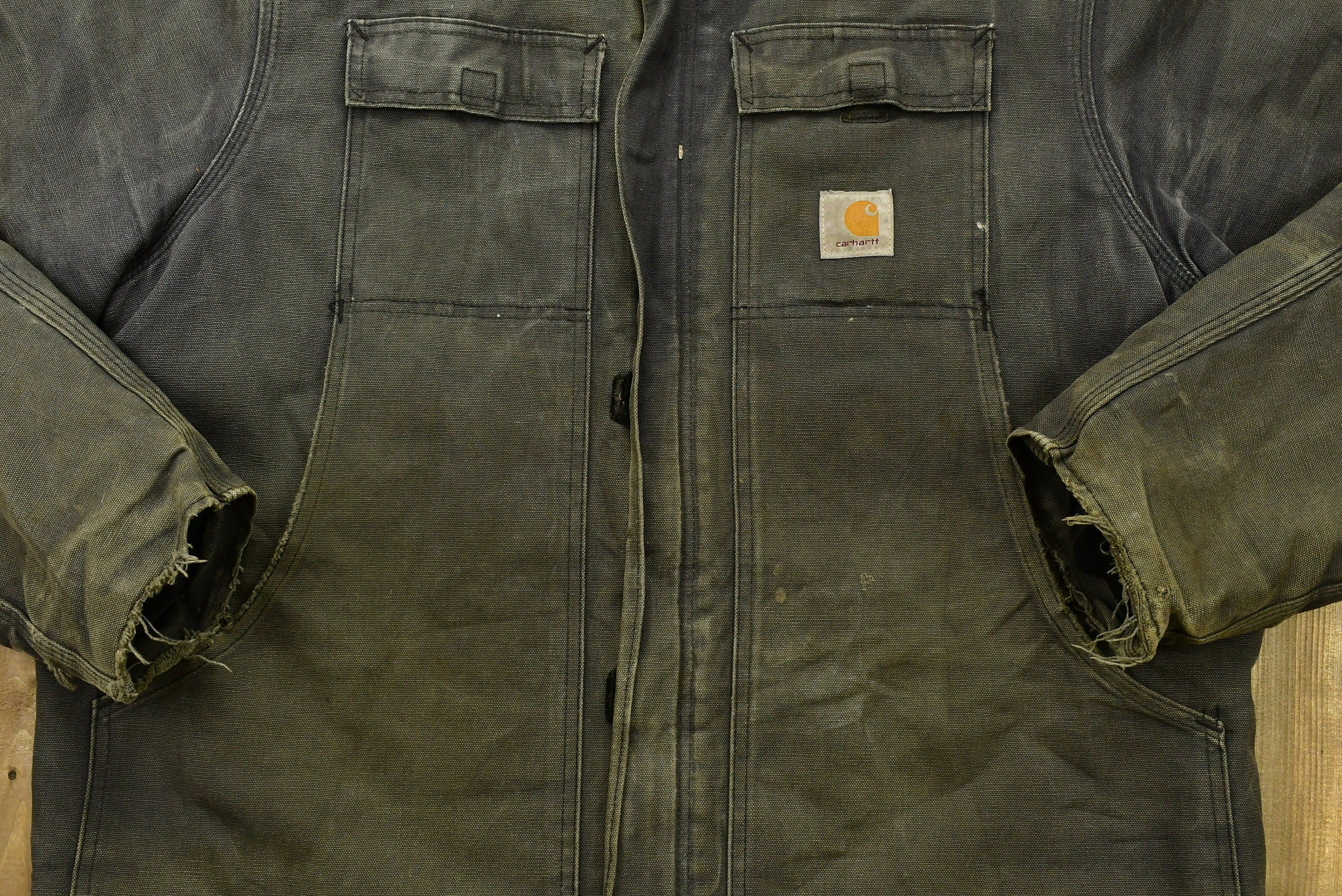 Vintage 1980s Carhartt Chore Coat Hooded / Workwear Vintage 1980s Carhartt Chore Coat Hooded / Workwear
