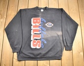 Vintage 1990s Buffalo Bills NFL Crewneck Sweatshirt Made In USA Vintage Football Sportswear Athleisure 90s Bills Bills Mafia