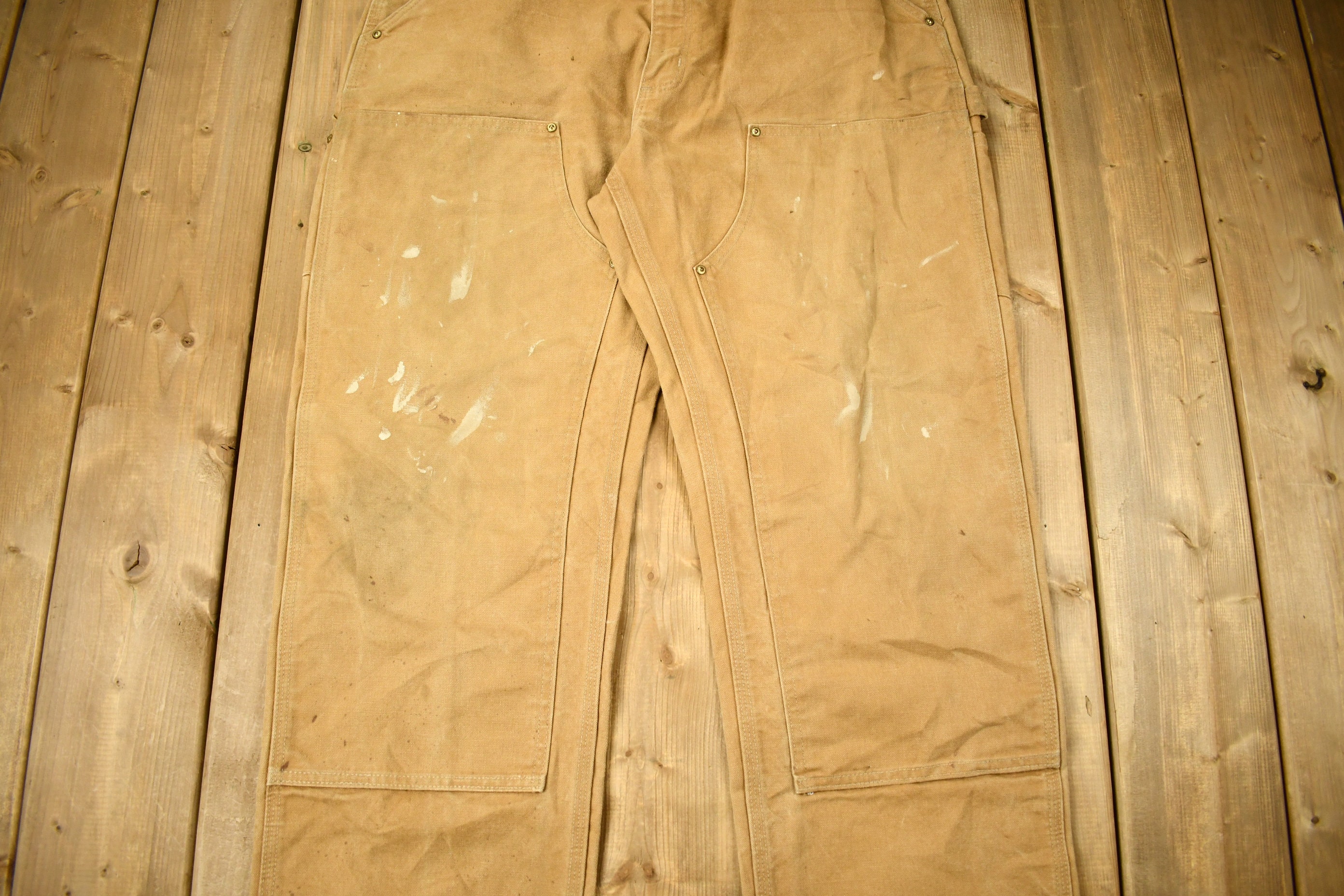 Vintage 1990s Carhartt Double Knee Work Pants Size 38 X 32 90s
