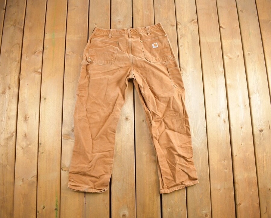 Vintage 1990s Carhartt Double Knee Work Pants Size 38x30 / 90s