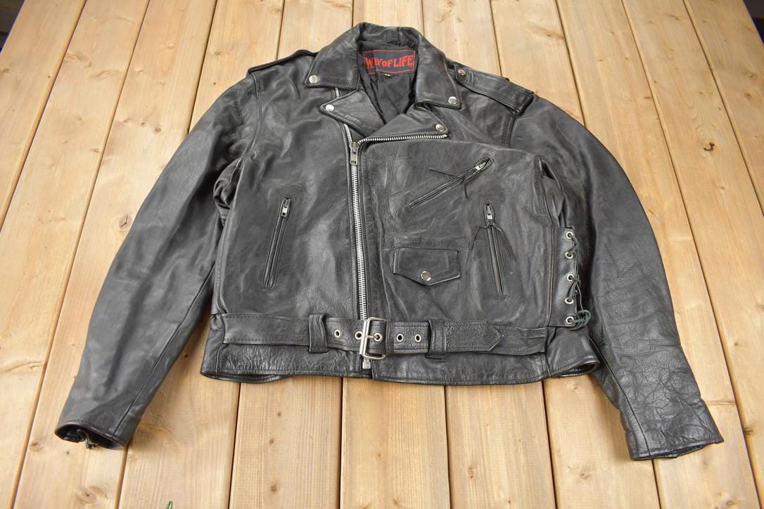 ジャケット・アウター vintage Germany leather jkt A-2 df vintage Germany leather jkt A-2 df