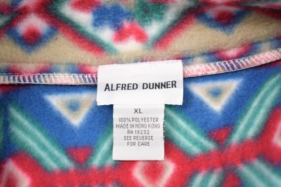 Vintage 1990s Alfred Dunner Patterned Fleece Swea… - image 4