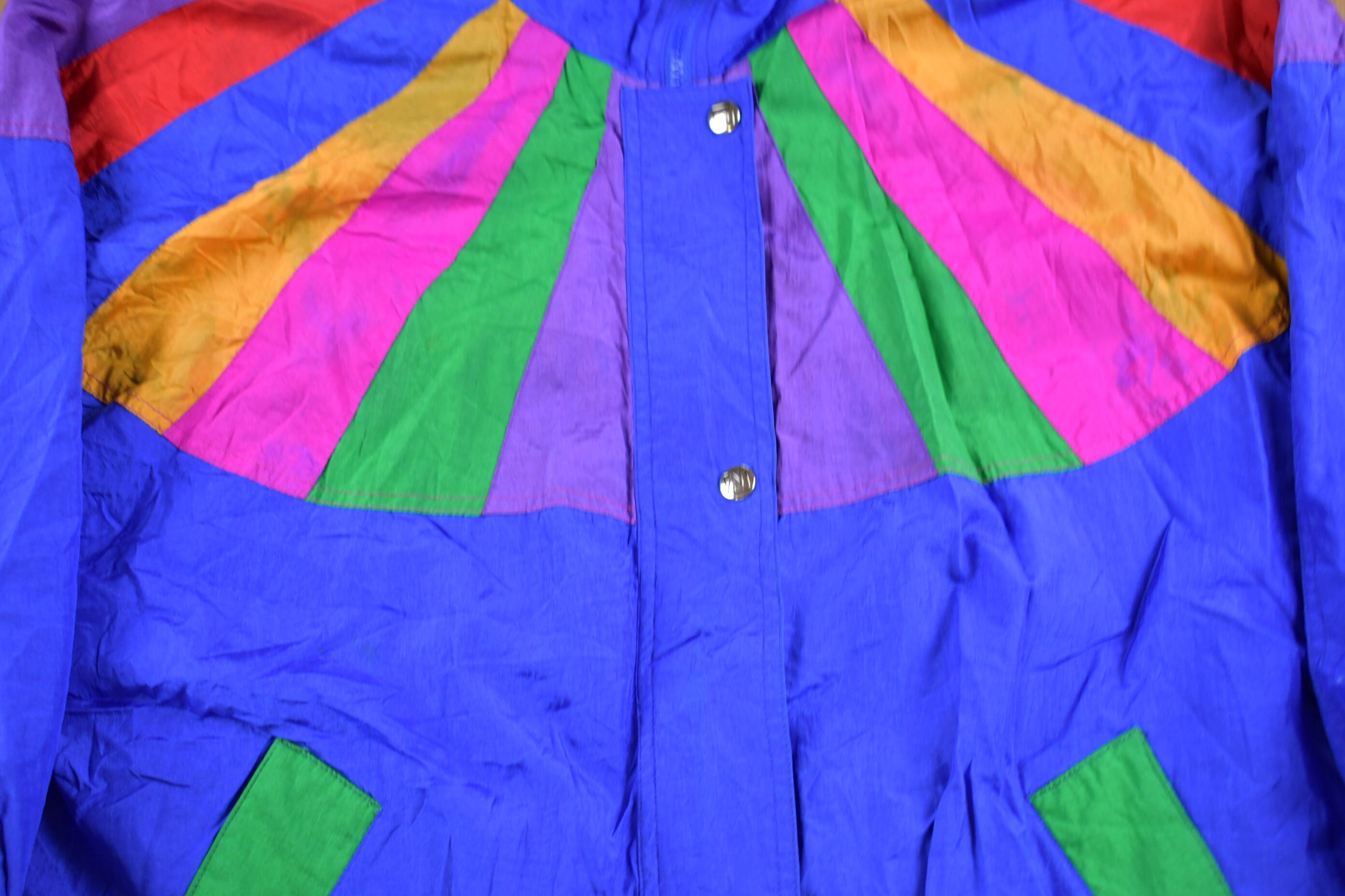 3点¥10,000 ビンテージ 古着 卸 レトロ 80's 総柄ブルゾン ㅤㅤㅤ 🩵MAJORㅤㅤㅤㅤㅤㅤ 松阪店🩵 ㅤㅤㅤ スウェット・パーカー