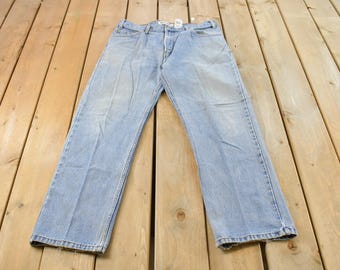 Vintage 2000s Levi's 505 Regular Fit Denim Jeans Herren 33 x 29.5 / Regular Fit / Y2K Levi's / Distressed Sun Faded Jeans